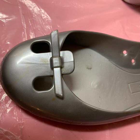Marc Jacobs Silver Jelly Ballet Flats - Picture 2 of 5